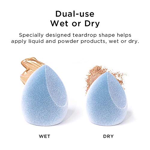 JUNO & Co Microfiber Velvet Sponge and 10pcs Makeup Brush Set for Foundation Blending Blush Concealer Eye Shadow…