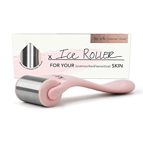 Kitsch Ice Roller for Face – Stainless Steel Ice Face Roller Skin Care | Face Ice Roller for Skin Irritation | Ice…