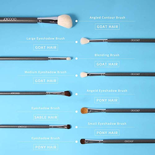 Docolor Professional Makeup Brushes Set 29Pcs Makeup Brush Set Premium Goat Synthetic Hair Kabuki Foundation Blending…