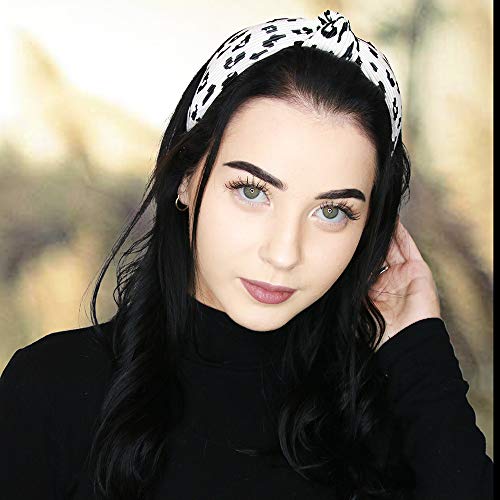 Knot Headband For Women | Comfortable And Stylish Top Knot Headband For Women | Hair Accessories For Women | Leopard…