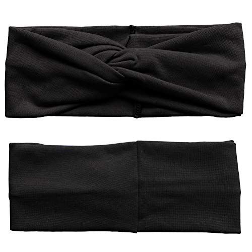 4 Pack Women Fashion Headbands Head Wrap Stretchy Hair band Twisted Cute Hair Accessories Lightweight Soft Wicking…