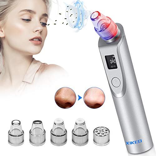 Blackhead Remover Vacuum-Pore Cleaner Vacuum Electric Suction Facial Comedo Acne Extractor Tool with LED Display for…