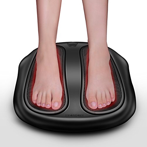 Nekteck Foot Massager with Heat, Shiatsu Heated Electric Kneading Foot Massager Machine for Plantar Fasciitis, Built-in…