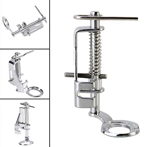 Large Metal Free Motion Quilting Darning Sewing Machine Presser Foot – Fits All Low Shank Singer, Brother, Babylock…