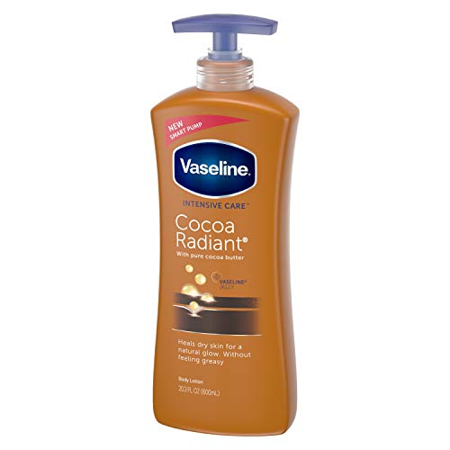 Vaseline Intensive Care hand and body lotion with Pure Cocoa Butter Cocoa Radiant Heals Dry Skin to Renew Its Natural…