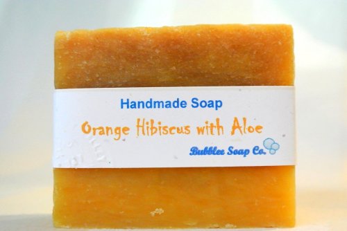 Aloe Vera Handmade Soap Gift Set – Made in USA – All Natural/Organic – Aloe Calendula, Orange Hibiscus w/Aloe, Ginger…