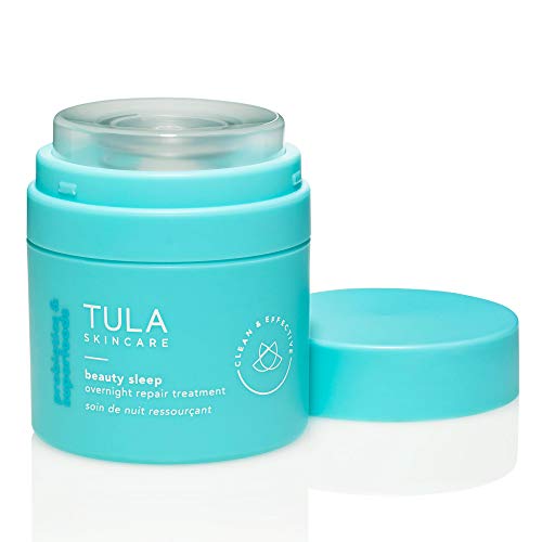 TULA Skin Care Beauty Sleep Overnight Repair Treatment | Anti-Aging, Night Cream, Contains Natural Peptides, AHAs…