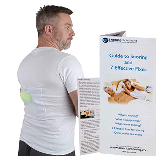 Stop Snoring T-Shirt – Snore Stopper – Most Comfortable Snoring Aid. Health Expert Recommended for Back Snorers…