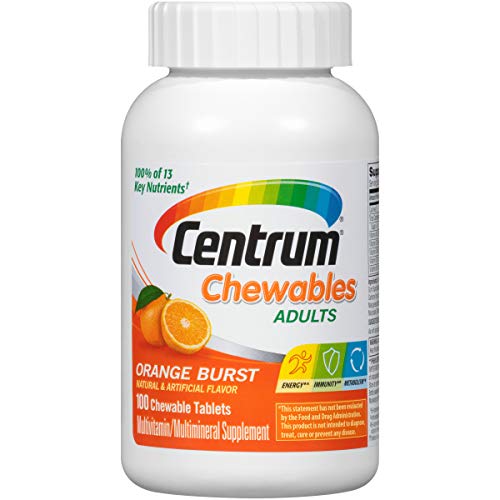 Centrum Chewable Multivitamin for Adults, 100 Count