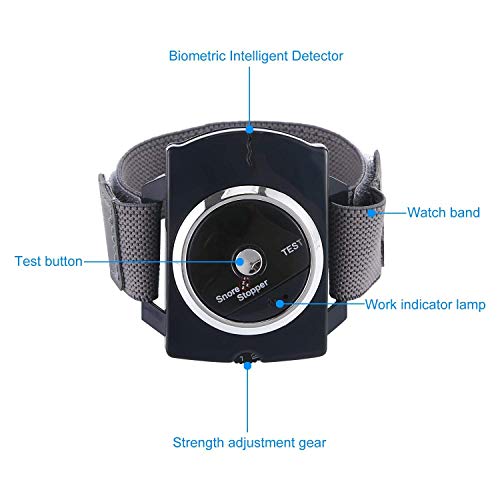 YXMxxm Anti Snoring Wristband Strap – Effective Snoring Solution – Biofeedback Sensor Anti-Snoring Devices,Snore…