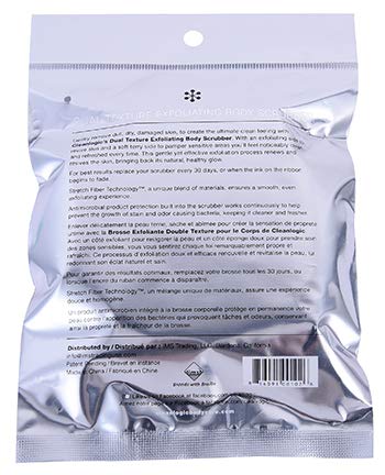 Cleanlogic Exfoliating Round Dual Texture Body Scrubber (Pack of 6)