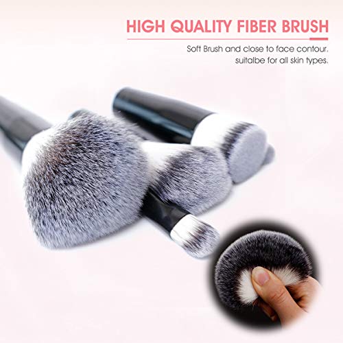 FABHUE Makeup Brushes Kit Professional Cosmetic Brushes Premium Synthetic Makeup Brush Set With Case, Foundation…