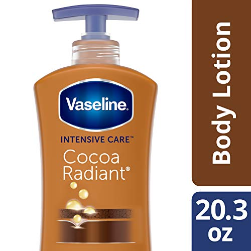 Vaseline Intensive Care hand and body lotion with Pure Cocoa Butter Cocoa Radiant Heals Dry Skin to Renew Its Natural…