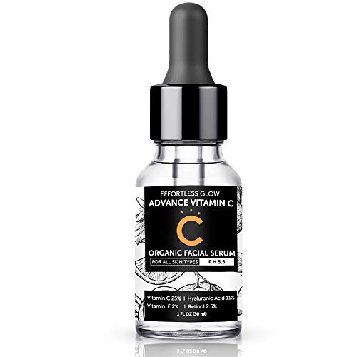 Zone – 365 Vitamin C Topical Face Serum with Hyaluronic Acid, Vitamin E, and Retinol to Remove Dark Spot – 1fl oz