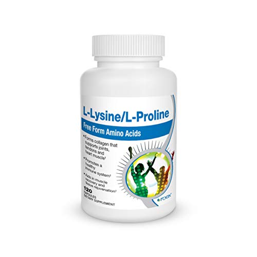 Roex Vitamins | L-Lysine | L-Proline | Muscle Maintenance and Recovery | Healthy Joints | Nutritional-Supplement | 120…