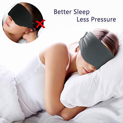 Sysrion Sleep Eye Mask – Ultra Soft Comfortable Sleeping Mask for for Home Sleep Travel Shift Work, Nose Pad Designed…