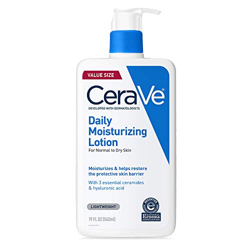 CeraVe Daily Moisturizing Lotion for Dry Skin | Body Lotion & Facial Moisturizer with Hyaluronic Acid and Ceramides…