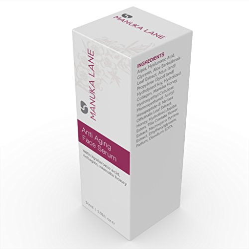 Manuka Honey Cream Serum with Collagen, Hyaluronic Acid, & Pure Honey, by Manuka Lane | Nature’s Most Powerful Facial…