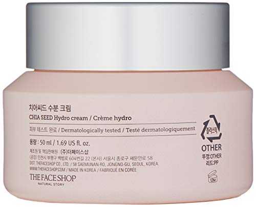The Face Shop Chia Seed Advanced Hydro Cream | Concentrated Gel Type Hydrating Cream with Instant Cooling Effect…