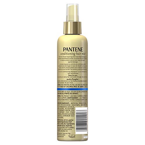 Pantene Pro-V Nutrient Boost Repair & Protect Conditioning Mist Damage Resisting Detangler, 8.5 fl oz