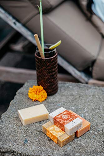 Bali Soap – Natural Soap Bar Orange Collection – Bath Soap for Women & Men – Handmade Soap Gift Set – Moisturizing Vegan…