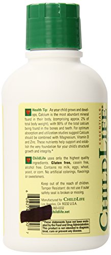 ChildLife Essentials Liquid Calcium Magnesium Supplement – Supports Healthy Bone Growth for Children, Contains Calcium…