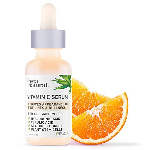InstaNatural Vitamin C Serum, Vitamin C Serum for Face with Hyaluronic Acid and Ferulic Acid, Brightening Serum and Anti…