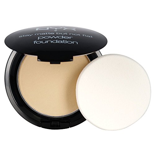 NYX PROFESSIONAL MAKEUP Stay Matte But Not Flat Powder Foundation, Nude