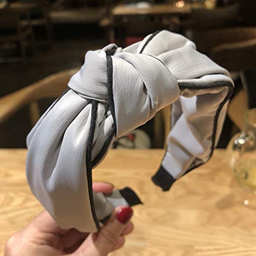Headbands for Women – 1Pcs Hair Hoops with Cross Knot Hairbands with Cloth Wrapped Headwear Styling Tools Accessories…