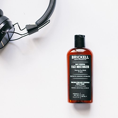 Brickell Men’s Daily Essential Face Moisturizer for Men, Natural and Organic Fast-Absorbing Face Lotion with Hyaluronic…