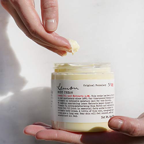 C.O. Bigelow Lemon Body Cream – No. 005, Moisturizing Body Cream with Shea Butter, Lemon Oil and Extracts for Dry Skin…