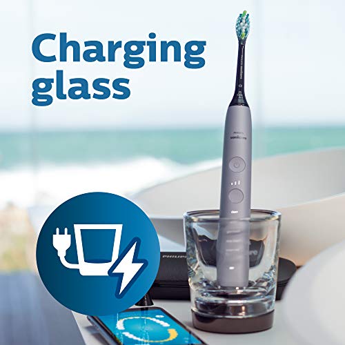 Philips Sonicare DiamondClean Smart 9300 Rechargeable Electric Power Toothbrush, Grey, HX9903/41