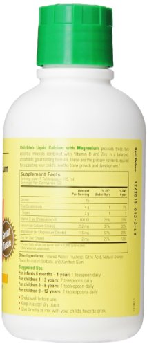 ChildLife Essentials Liquid Calcium Magnesium Supplement – Supports Healthy Bone Growth for Children, Contains Calcium…