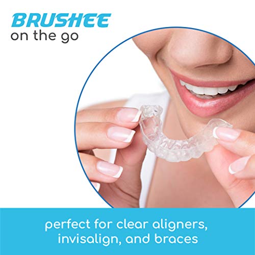 Brushee – The Evolution of Oral Care | 3-in-1 Tool (Pre-Pasted Mini-Brush + Floss + Pick) | Individually Wrapped…