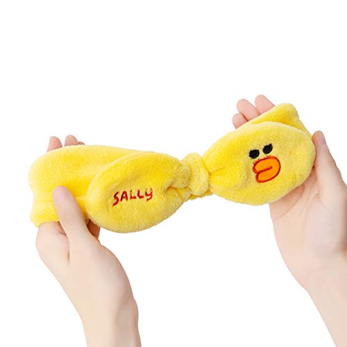 Line Friends Fashion Headbands – SALLY Character Ribbon Headband Hair Accessories