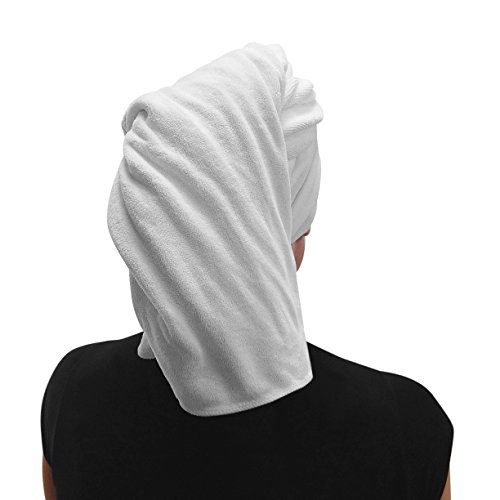 Luxe Beauty Essentials Microfiber Hair Towel – Plush Microfiber Towel for Hair – Absorbent Microfiber Hair Towels for…