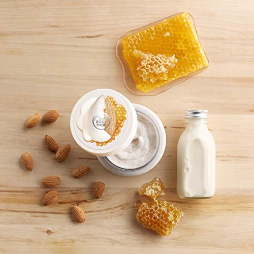 The Body Shop Almond Milk and Honey Body Gently Exfoliating Scrub – Soothing Exfoliation for Sensitive Skin – Vegetarian…