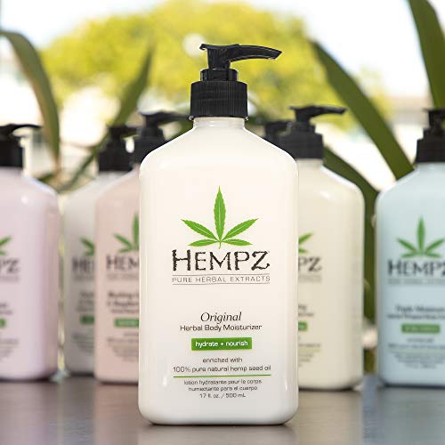HEMPZ Body Lotion Original – Floral & Banana Daily Moisturizing Cream, Shea Butter Body Moisturizer – Skin Care Products…