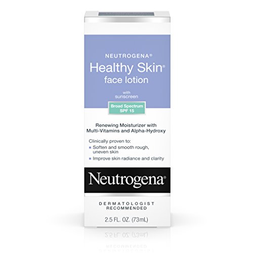Neutrogena Healthy Skin Face Moisturizer Lotion with SPF 15 Sunscreen & Alpha Hydroxy Acid – Anti Wrinkle Cream with…