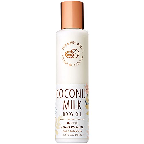 Bath and Body Works Coconut Milk Body Oil 4.9 Fluid Ounce
