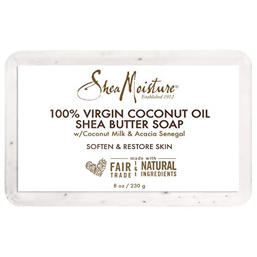 Sheamoisture Shea Butter Soap for All Skin Types 100% Virgin Coconut Oil Cruelty Free Skin Care 8 oz