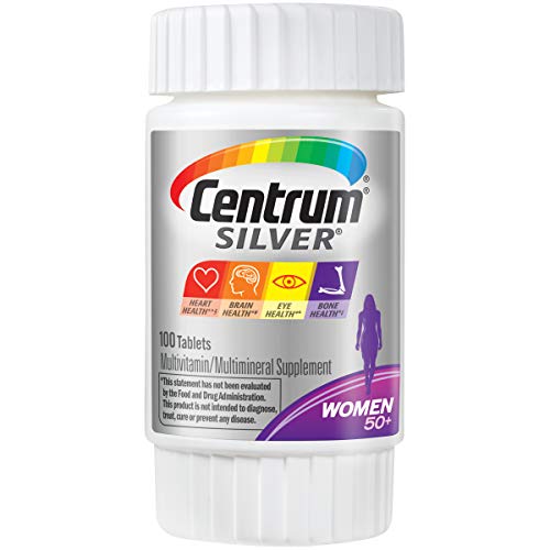 Centrum Silver Women’s Multivitamin for Women 50 Plus, Multivitamin/Multimineral Supplement with Vitamin D3, B Vitamins…