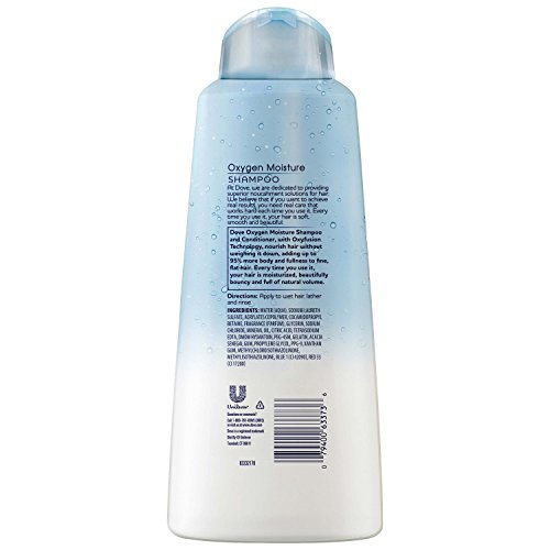 Dove Nutritive Solutions Shampoo Oxygen Moisture 20.4 oz
