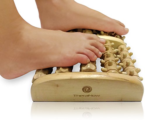 TheraFlow Foot Massager for Plantar Fasciitis Relief, Relaxation Gifts for Women, Men – Foot Roller for Foot Pain…