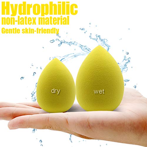Makeup Sponge Blender Makeup Blender Sponge Set Beauty Sponge Wet And Dry Multi-purpose With a Makeup Sponge Holder…