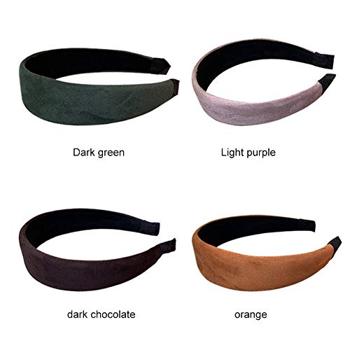 Headbands for Women Hair Head Bands,4 pcs Fashion Cute Elastic Hairbands Girls Hair Bands Durable Band for Workout…