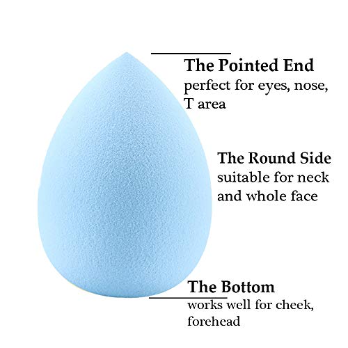 Beauty Blender, 10 PCS Makeup Sponge Foudation Blending Sponge for Liquid, Cream, and Powder, Multi-colored Beauty…