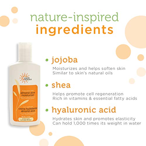 EARTH SCIENCE – Fragrance-Free Almond-Aloe Moisturizer (3 Pack, 5 fl. oz.)