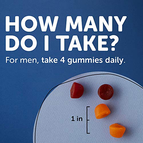 SmartyPants Organic Mens Multivitamins, Daily Gummy Vitamins: Probiotics, Vitamins C, D3, B12, Zinc & Omega 3 for Immune…