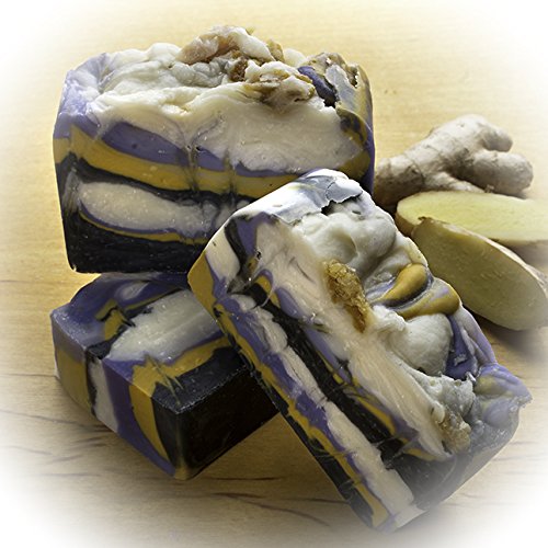 White Tea and Ginger Soap (4Oz) – Handmade Soap Bar with Essential Oils- Organic and All-Natural – by Falls River Soap…